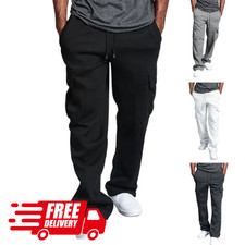 Men's Pants Cargo Sweatpants Pro Club Trousers Tracksuit Bottoms Jogging NEWS.