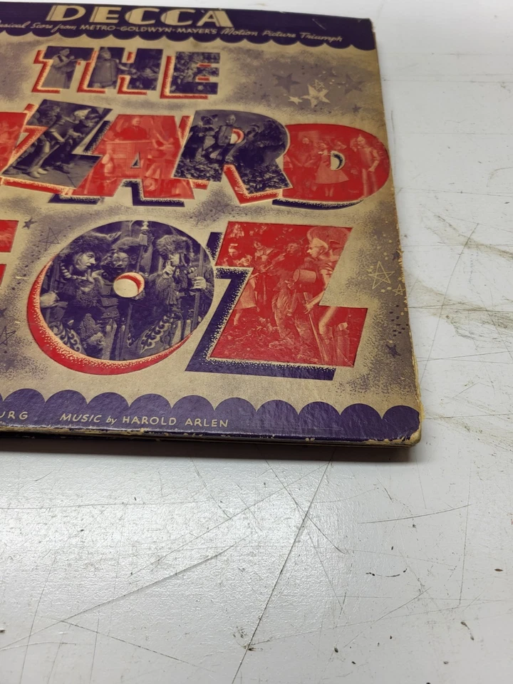 THE WIZARD OF OZ (1939) RARE ORIGINAL 4 X 78 RPM DECCA RECORDS~JUDY GARLAND  - Image 2 of 4