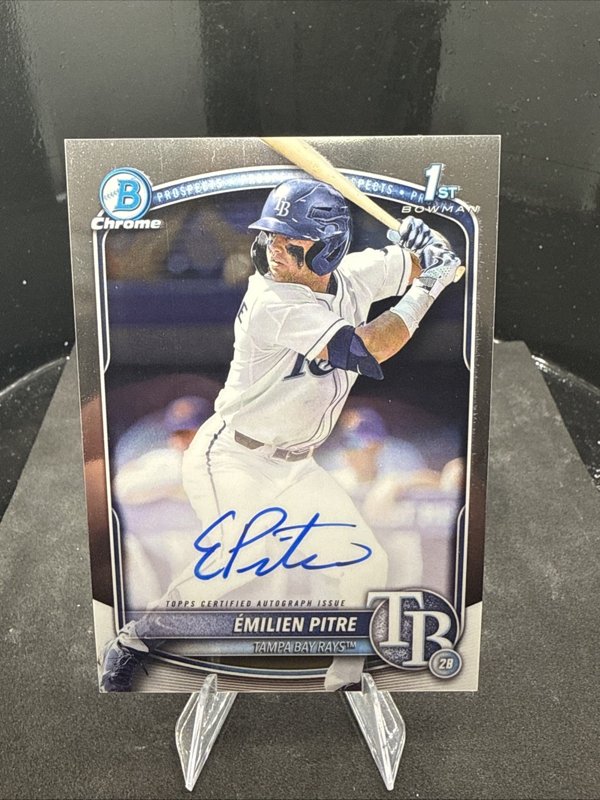 2025 Bowman - Chrome Prospect Autographs Emilien Pitre #CPA-EPI (AU, RC)