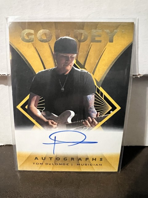 2024 Goodwin Champions 2023 Goudey Upper Deck Tom DeLonge Auto Blink-182
