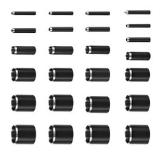 Round Hole Punch Set 1-25mm 25 Pieces Manual Cutter for Leatherwork and Jewelry