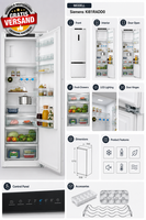 Siemens KI81RADD0 EinbauküHlschrank 310L Iq500 Led Hyperfresh Led FesttüR D