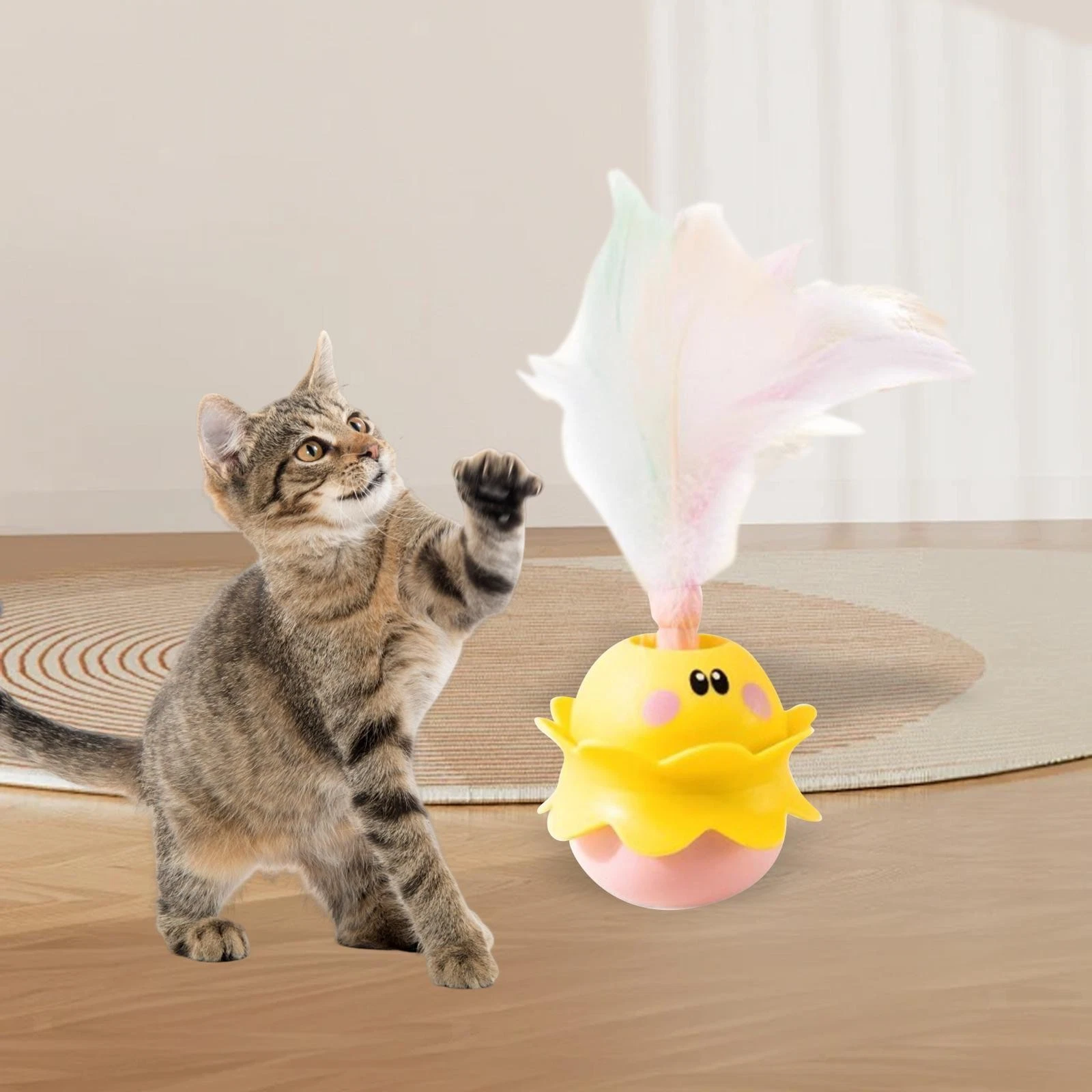 Interactive Cat Toy Kitten Toy with Light for Indoor Cats Exerciser Electric
Opens in a new window o