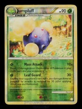 Pokemon Card Jumpluff 6/123 HeartGold & SoulSilver Reverse Holo Rare HP 2010