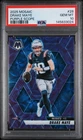 2025 Panini Mosaic Drake Maye #28 Purple Scope Prizm Patriots QB1 PSA 10