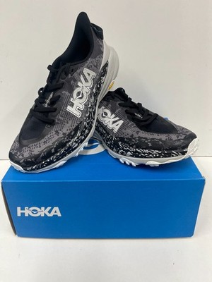 HOKA ONE ONE Speedgoat 6 Mens Size 10 Black Gray Athletic Running Shoes Sneakers HOKA Speedgoat 6 GTX Waterproof Trail Running Shoes for Men  main image 4