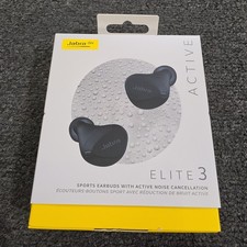 Jabra Elite 3 Wireless Earbuds Charging Case Gray Noise Canceling Sport Active