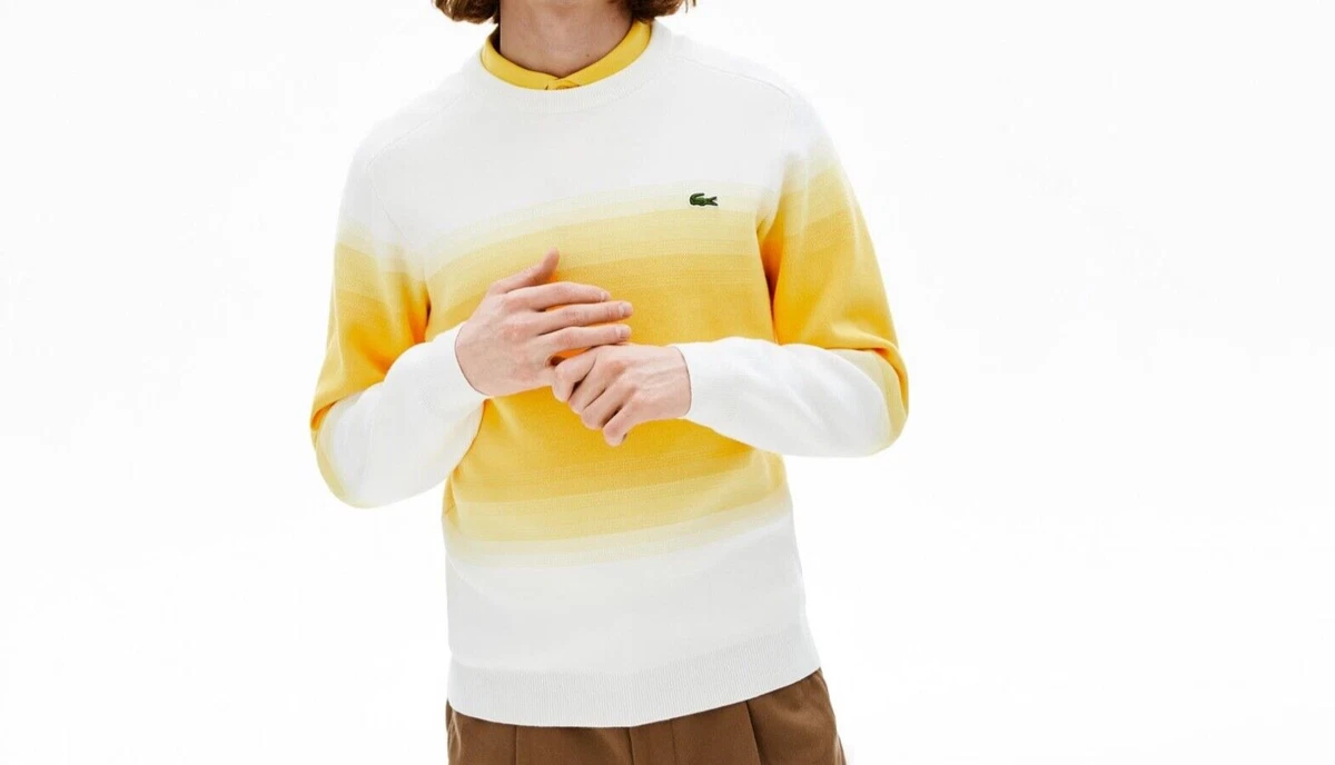 Lacoste best sale yellow sweater