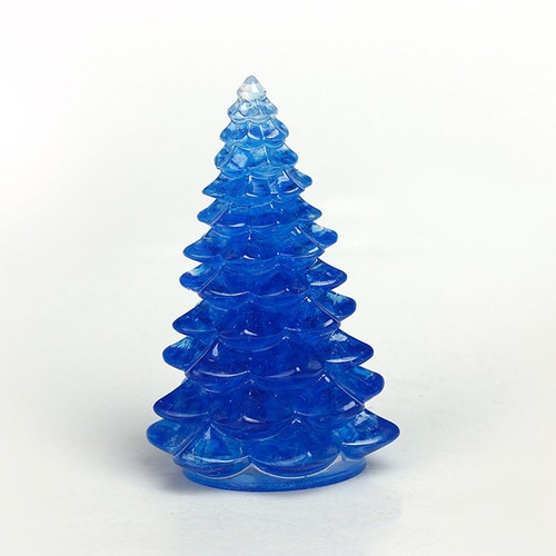 Natural Quartz Crystal Tumbled Resin Christmas Tree Decoration Reiki Healing New - Picture 8 of 16