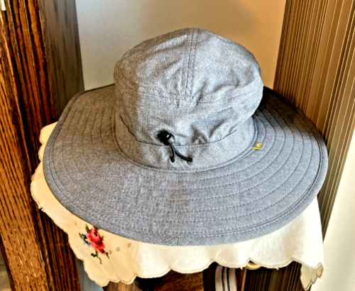 Women’s Garden Hat Solar Escape Unisex UV Explorer Heather Denim One Size NWT