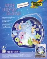folia Laternen-Bastelset Unterwasserwelt, Blau