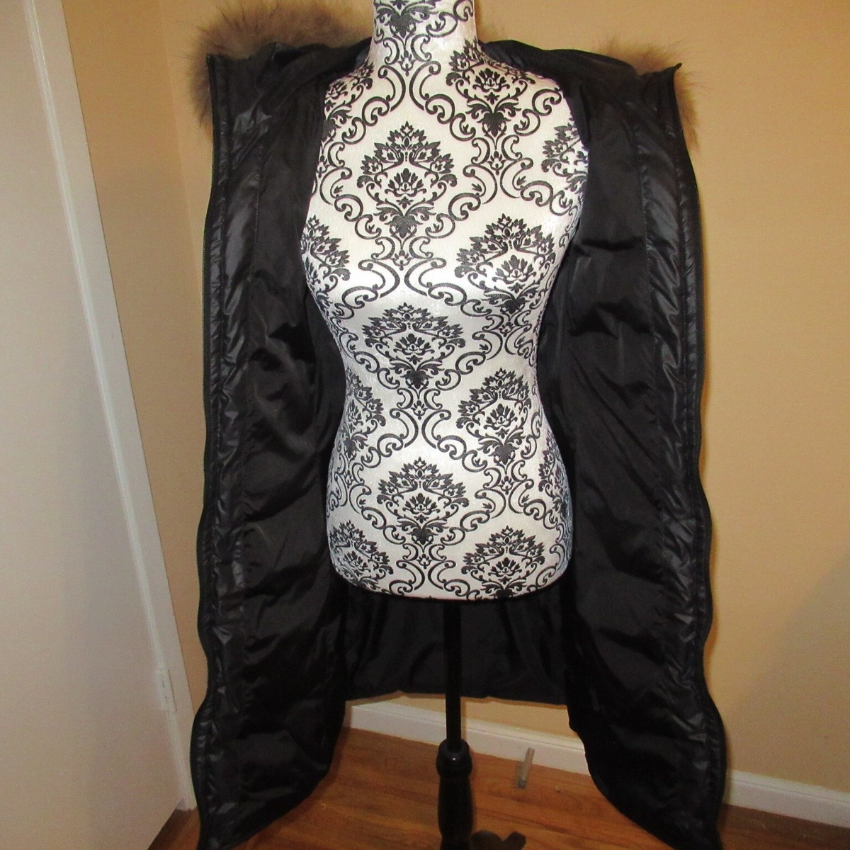 Moncler Black Fur Hood Nantesfur Belted Down Long Puffer Moncler Black Fur Hood Nantesfur Belted Down Long Puffer