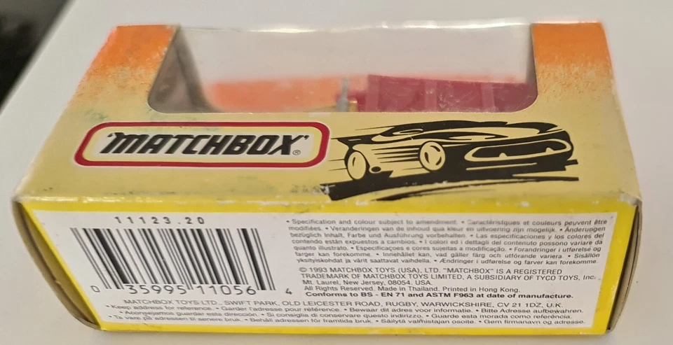 Camión de cantera Peterbilt Matchbox 23 1997 - PACE - El camión de volteo Peterbilt Foto 2 de 4