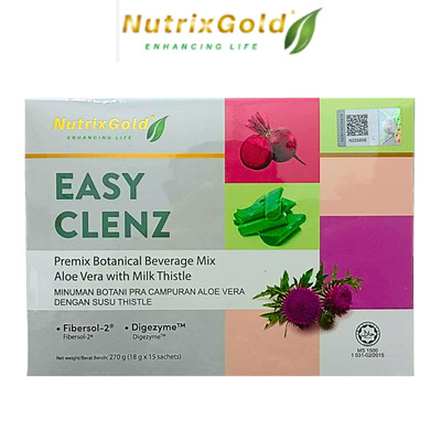 NutrixGold Original Easy Clenz with Aloe Vera & Milk Thistle EXP 05/26