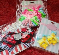 Lot of 3 - Bearington Baby Collection - Hair Pretty's Headband  Barrettes - New