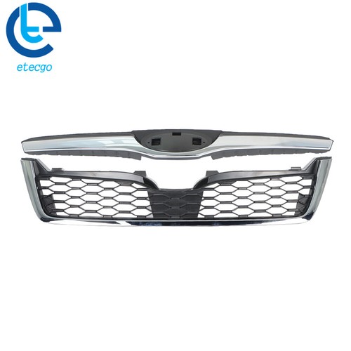 Fit For Subaru Forester 2014-2018 Chrome Front Factory Style Grille Honeycomb - Picture 4 of 16