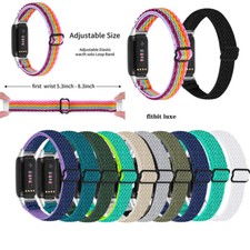 Nylon Woven Fabric Elasticity Replacement Watch Wristband Strap For Fitbit Luxe