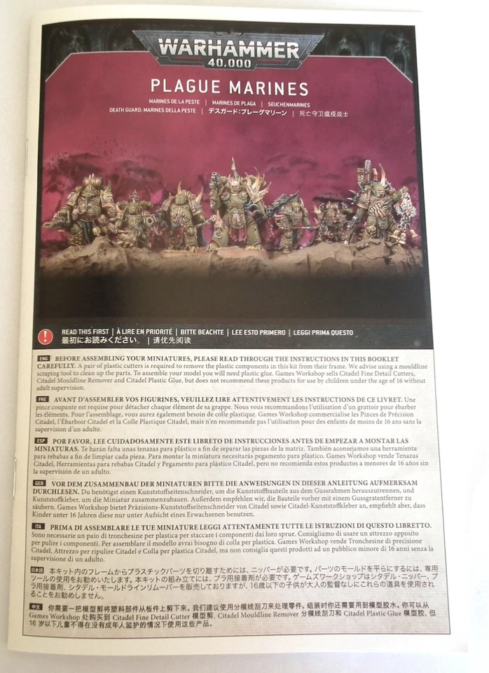 WARHAMMER Rabiots Plague Marines de la Death Guard