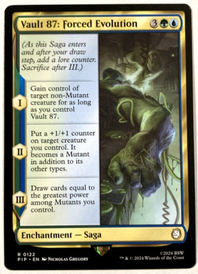 MTG Vault 87: Forced Evolution Universes Beyond: Fallout 0122 NM