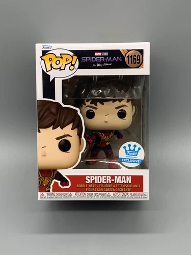 FUNKO POP! MARVEL #1169 SPIDER-MAN UNMASKED FUNKO EXCLUSIVE NEW W/ PROTECTOR
