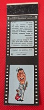 Jerry Lewis Vintage Portugal Matchbook Americ...