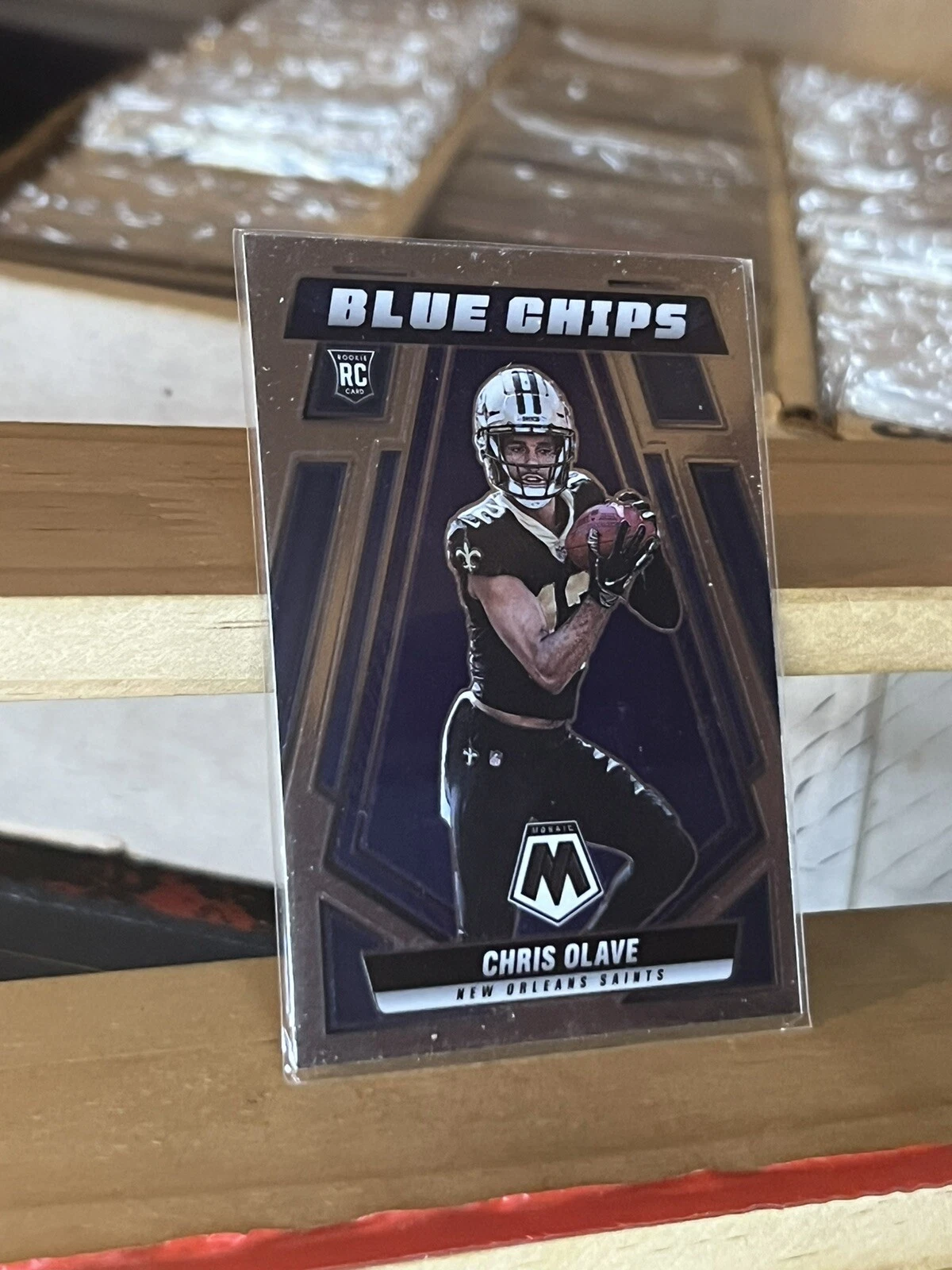 2022 Panini Mosaic #BC-8 Chris Olave Blue Chips