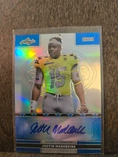 AUTO JUSTIN MADUBUIKE RC SP 2016 Leaf Blue All-American Prospect Refractor  /50