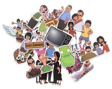 Bob's Burgers Cartoon TV Series Decal Stickers Random Assorted Lot Of 21 Pieces