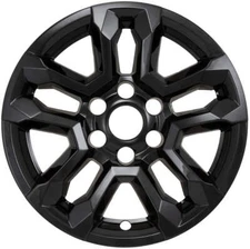 ONE 2022-2024 CHEVROLET SILVERADO 1500 IMP-502BLK 18" GLOSS BLACK WHEEL SKIN NEW