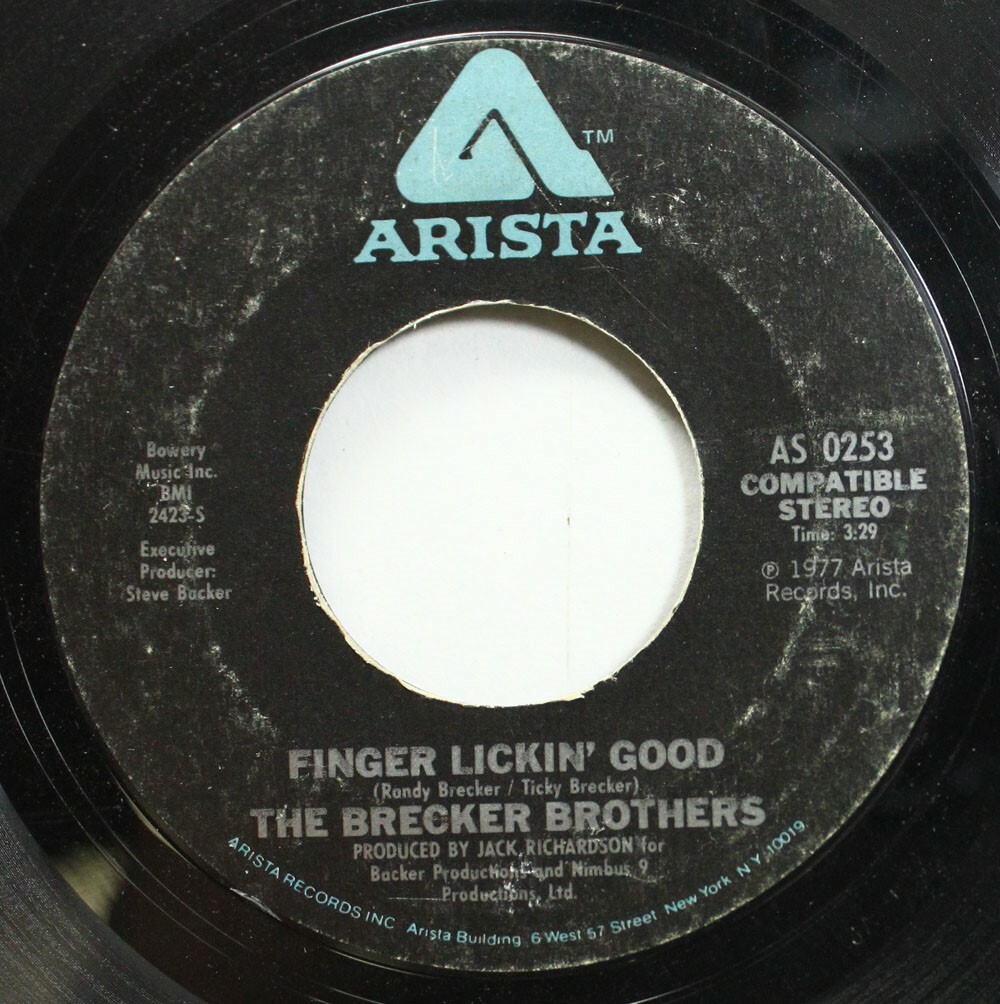 Soul 45 The Brecker Brothers - Finger Lickin' Good / Don'T Stop The Music On Ari