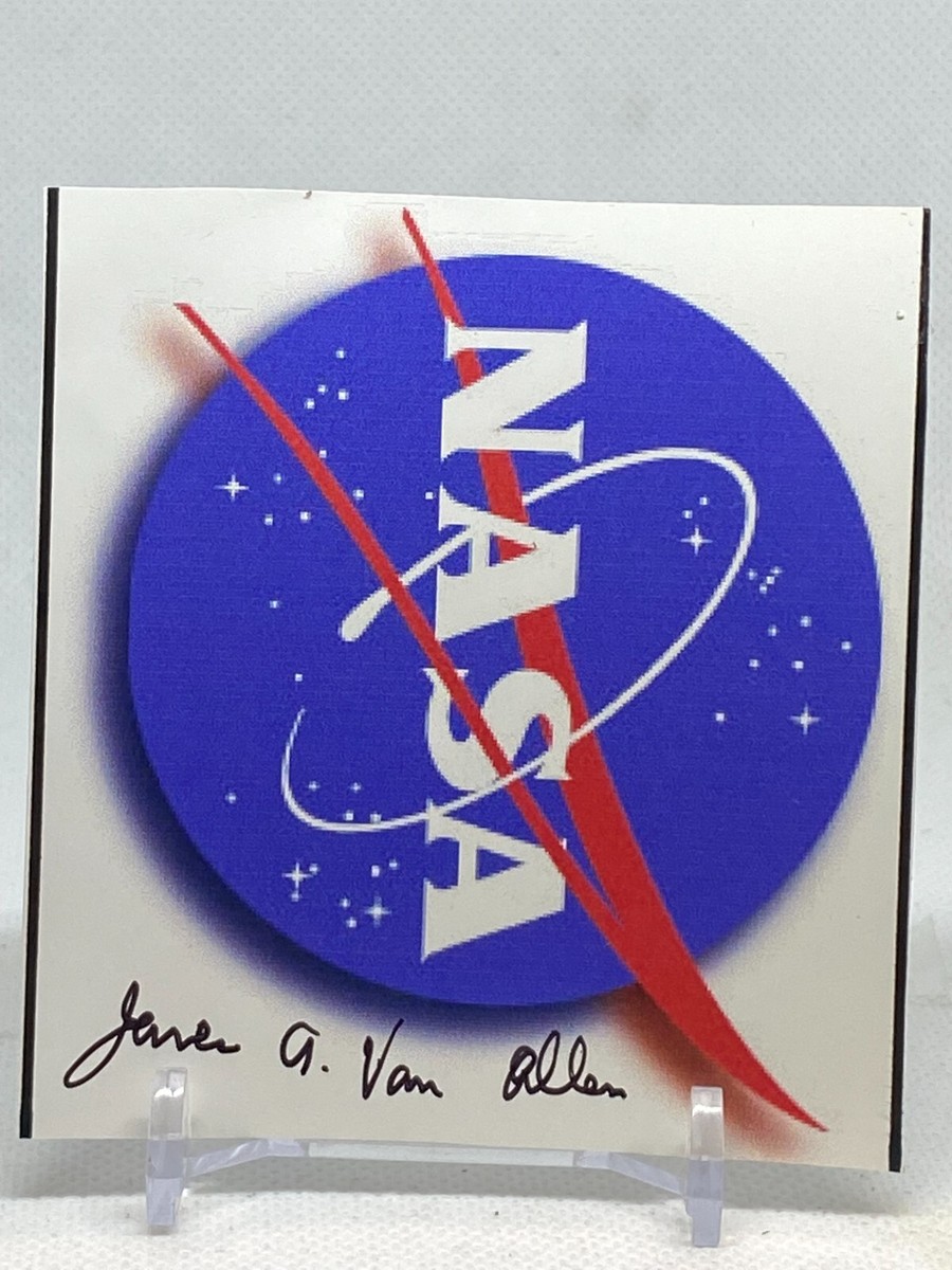James Van Allen signed NASA photograph known for Van Allen