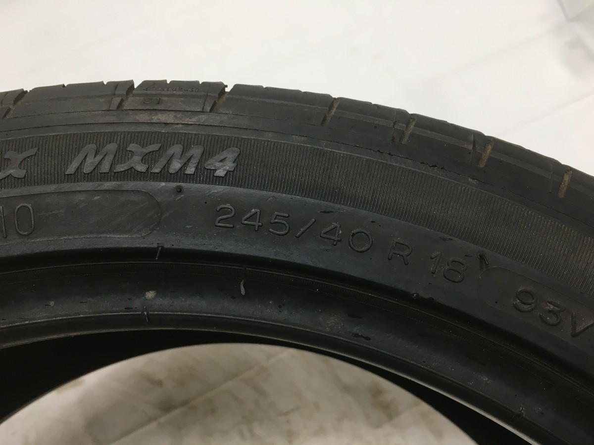 Michelin Pilot HX MXM4 245/40R18 93V | 7.5-8.0/32 | Aftermarket