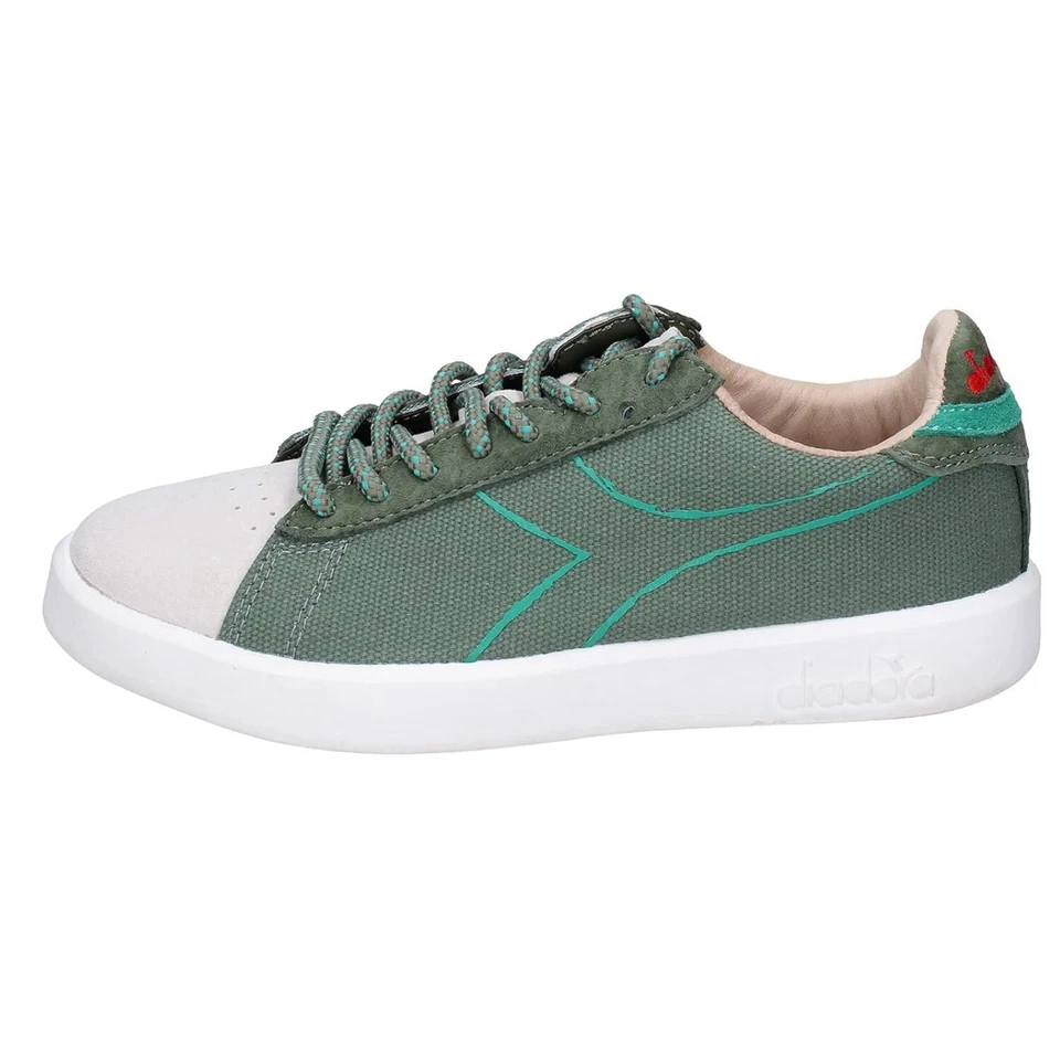 Zapatillas de tenis Diadora Game c Dirty para mujer verde 38,5 - Imagen 2 de 2