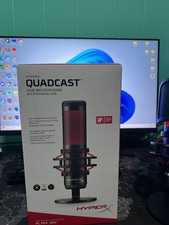 Hyperx Quadcast Usb Microphone With Pop Filter Included!