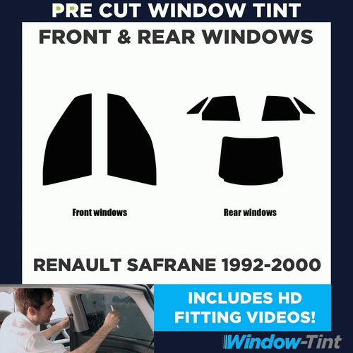 For Renault Safrane 1992-00 Full Pre Cut Window Tint Kit Front & Rear Film - Picture 2 of 10