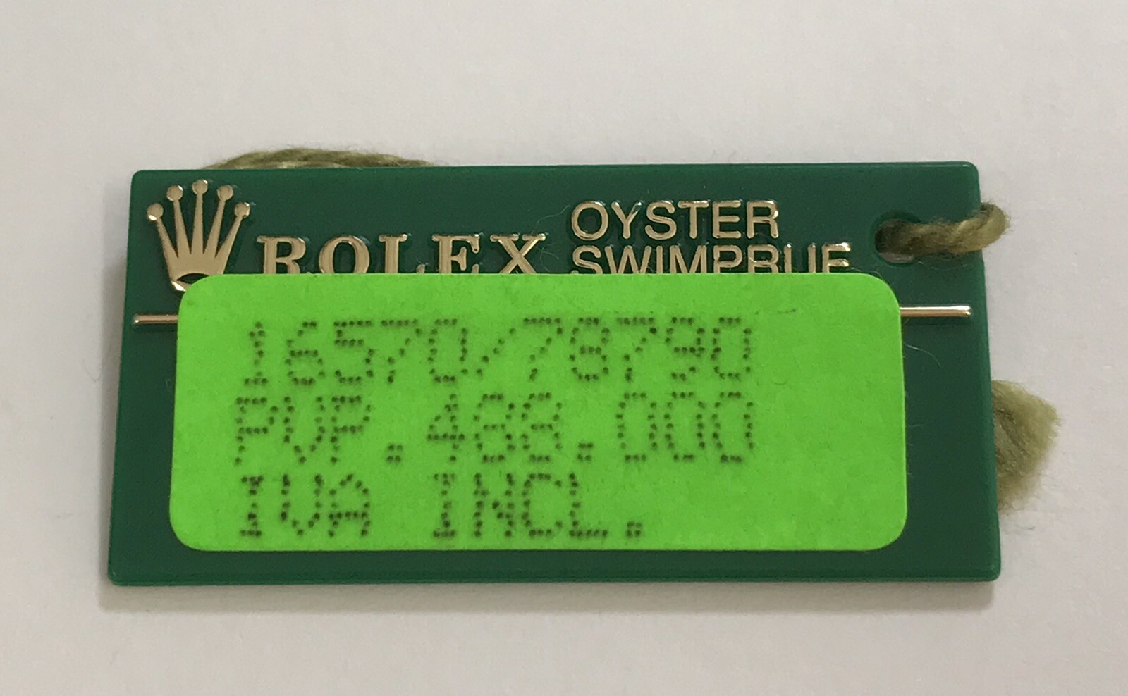 ROLEX Explorer II 16570 Green Tag Oyster Swimpruf Black White Dial P656431 2000