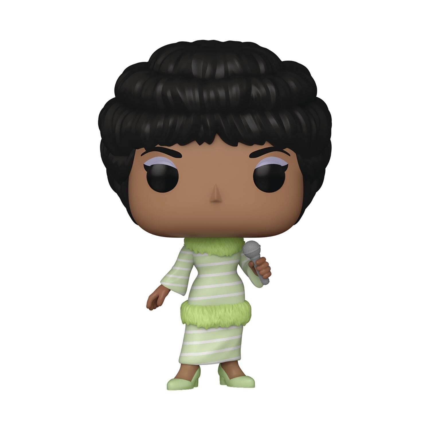 Aretha Franklin POP figurine en robe verte pour vibrer au son de la soul