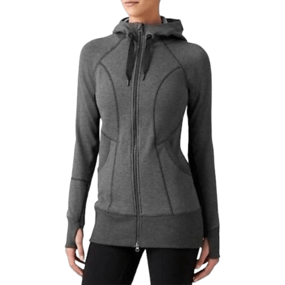 Athleta CYA Strength Longline Full Zip Hoodie Athletic Sporty Jacket