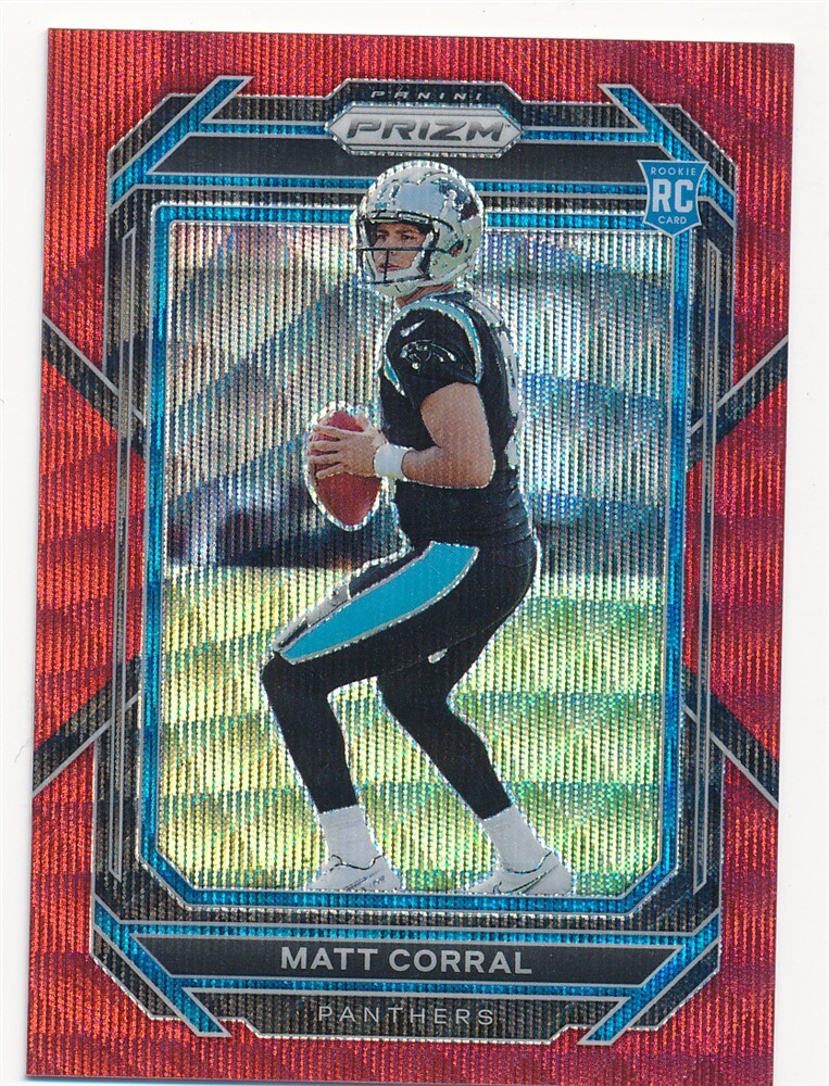 MATT CORRAL 2022 PANINI PRIZM RED WAVE #304 SP RC ROOKIE PANTHERS #048/149 MINT