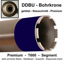 Diamant-Bohrkrone ø 132 mm 5/4 DDBU Adapter T600 Beton passend für Hilti DD-BU