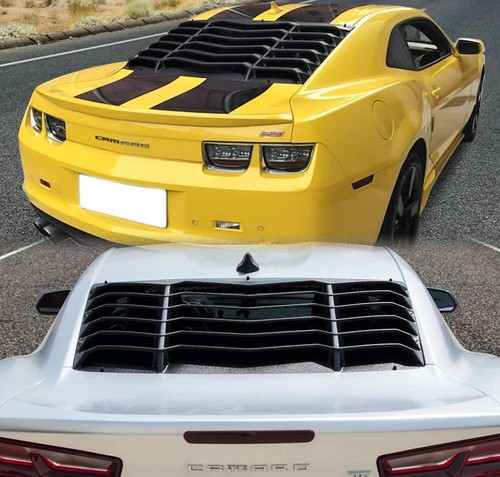 For Chevrolet Camaro 2010-2015 Rear & Side Window Louver Sun shade Scoop Cover - Picture 8 of 9
