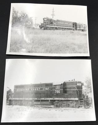 2 Diff Seaboard Coast Line Railroad SCL #786 GP-7 Elektromotor Foto Valdosta