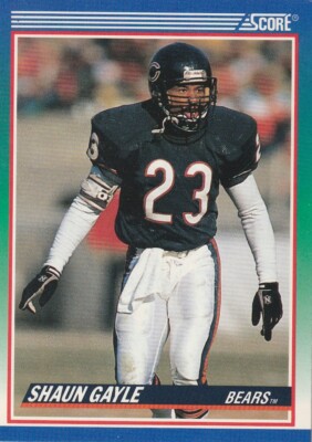 FREE SHIPPING-MINT-1990 Score Shaun Gayle #431 BEARS PLUS BONUS