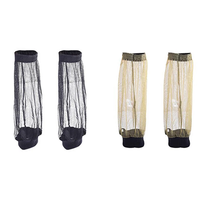 1 par de fundas de pies de malla para exteriores para patas de pesca portátiles antimosquitos Foto 4 de 4
