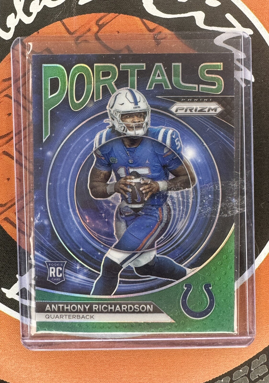Anthony Richardson 2023 Panini Prizm Portals Green Rookie RC #PO-5