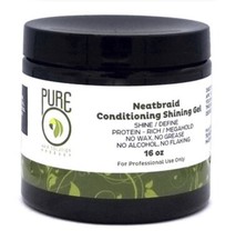 Pure O Natural Neatbraid Beauty Professional Conditioning Shining Gel 16 oz