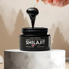 Organic 100% Pure Himalayan Shilajit, Soft Resin, Extremely Potent, Fulvic Acid