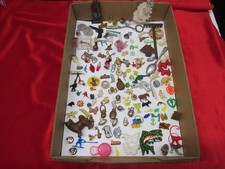 Vintage Lot 120 + Cracker Jack, Gumball, Vending Machine Charms & Trinkets, Etc