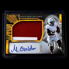 Leaf 2025 Leaf Trinity Matthew Golden Patch Auto Serial Numbered 45/75