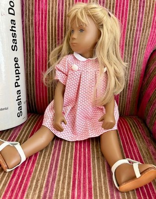 ＊*)様 gotz sasha doll wibke Sasha Doll, superb blonde girl in tube, Gotz, never played with | eBay